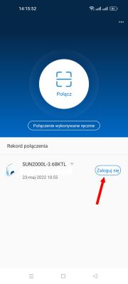 Jak połączyć się z falownikiem SUN2000 przez aplikację FusionHome?