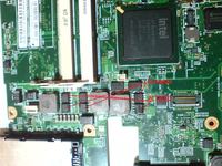 Lenovo W500 - zwarcie na płycie 42w8133, grzeje się CHIP AC826M45 SLB94