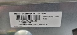 Information label for Vestel display panel model VES550QNDS-2D-N41.