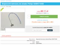 Stacja parowa Philips GC 8261 - Uszkodzony bezpiecznik termiczny Stacja parowa Philips GC 8261 - Uszkodzony bezpiecznik termiczny