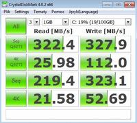 Crucial MX100 256GB - Niskie wyniki w CrystalDiskMark na GA-B75-D3V z Celeron G550