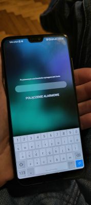 Huawei P20 Pro – blokada ekranu po PIN SIM i hasło Google, brak dostępu do danych