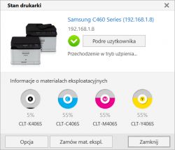 Samsung C460FW - czarny toner wyczerpany po 2 miesiącach od zakupu. Samsung C460FW - czarny toner wyczerpany po 2 miesiącach od zakupu.