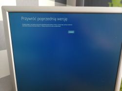 Problem po aktualizacji systemu - Windows 10 rollback