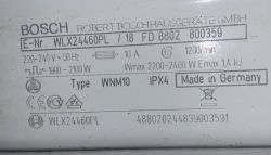 Pralka Bosch WLX24460PL/18 Maxx 5 - Podczas cyklu prania nie obraca bęben.