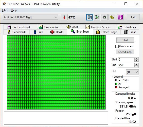SSD SU800 W urządzeniu \Device\Harddisk2\DR2 wystąpił zły blok i