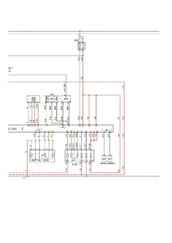 Schemat elektryczny przedstawiający połączenia wewnętrzne dla trzech wersji w pojazdach od 1997 roku.