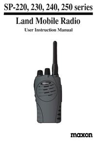 Midland SP220-250 VHF-UHF Porto Manual EN