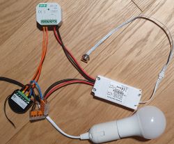 How do I control lighting in parallel using IR Switch and FIBARO Dimmer 2?