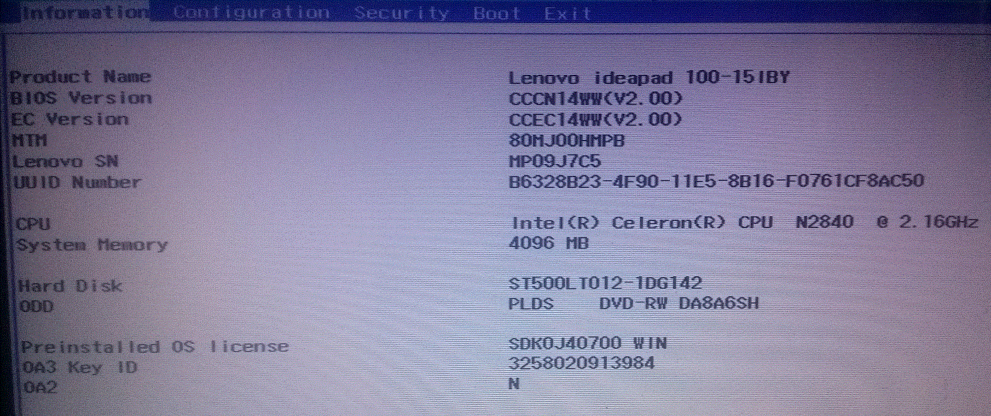 Default boot device missing or boot failed что делать lenovo