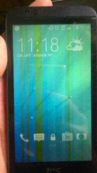 HTC Desire 510 pionowe kolorowe paski po zmianie digitizera
