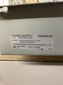 Szukam schematów zasilacza A03UM40100/A03UM402-03 do Konica Minolta C5501