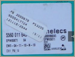 Pralka Siemens WM10E37RPL/25 - uszkodzona płyta melecs 5560011645 EPW65871