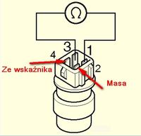 VW Golf 3 - Po zmianie czujnika tem wody wentylator przestał dzialać