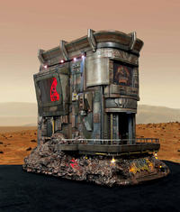 Doom 3: Mars City Case, Obudowa autorstwa Paula Capello.