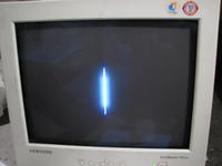 Samsung SyncMaster 757DFX - pionowa linia zamiast obrazu