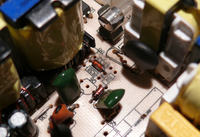 COLORS-IT 300U-FCM, zasilacz SG6105D – wartości rezystorów przy KSC945 na PCB