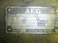 Podłączenie silnika elektrycznego 3F AEG NK53d-42 Podłączenie silnika elektrycznego 3F AEG NK53d-42
