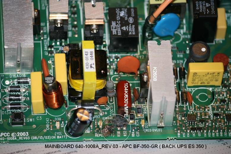 APC Back UPS ES 350 martwy-naprawa. - elektroda.pl