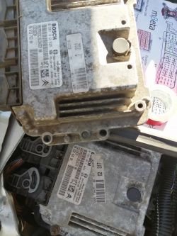 Peugeot 206 2006r 1.4 hdi Spalone ECU/ brak napiecia świateł mijania/nie odpala