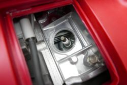 Honda EU22i Generator Spark Plug Spark plug inside Honda EU22i generator
