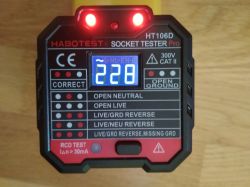 HT106D - Tester gniazd elektrycznych