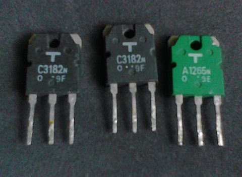 thumbnail image 2 of 1 Pair 2SA1265N & 2SC3182N Transistors – New, Unbranded, Fast Shipping W/ Tracking 2 of 5