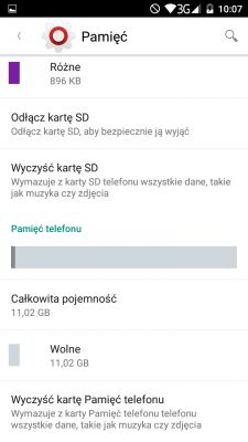 Landvon XM100 plus - Jak ustawić pamieć która wciąż ładuje.