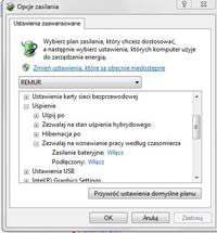 Wyłącznik/włącznik czasowy - Hibernacja komputera