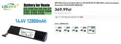 Zamiennik baterii 14.4V 12800mAh do Neato Botvac z logo LOLRKO i listą modeli
