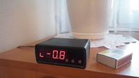 Zegar LED z pomiarem bieżącej, oraz minimalnej i maksymalnej temperatury dobowej Zegar LED z pomiarem bieżącej, oraz minimalnej i maksymalnej temperatury dobowej
