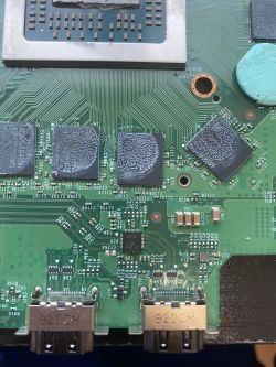 Xbox One X Model 1787, M1037358-005 - brak obrazu mimo wymiany retimer chip