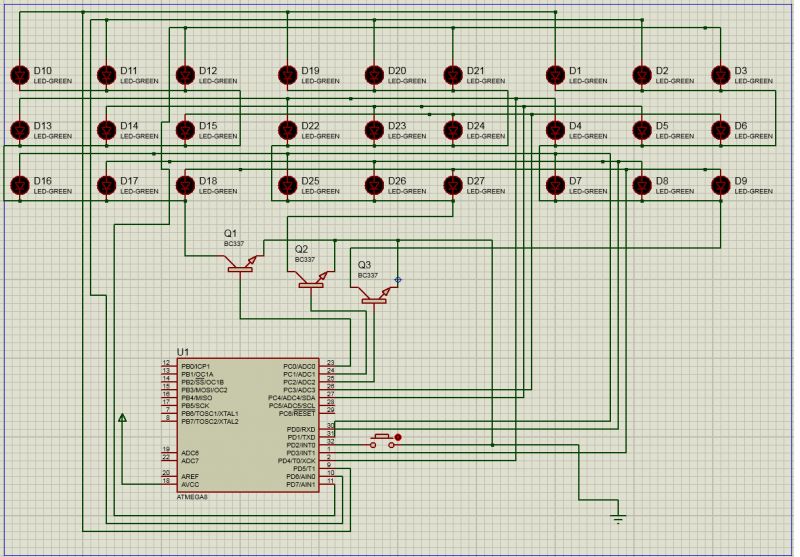 [C][ATmega8]Zmiana sekwencji programu button switch