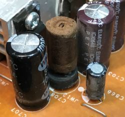 Krótka naprawa starego monitora BenQ Q9T5 - wymiana kondensatorów, "recapping"