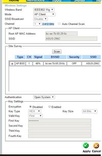 D-link DWL-7100AP jako AP Client - brak połączenia z internetem i DHCP
