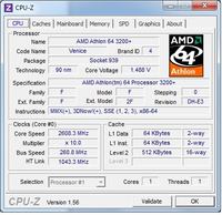 Podkrecanie Athlon 64 3200+ Venice