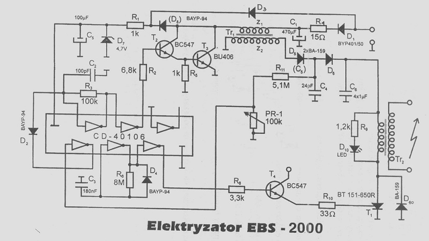 Elektryzator epu eko схема