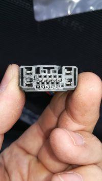 Honda CRV III 2008 - Schamat kostki przycisku podnoszenia szyb