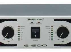 Czy mozna podłączyć OMNITRONIC E-600 Amplifier pod Wzmaczniacz Elton 100u