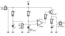 Sterownik wentylatora (komputer/wzmacniacz)