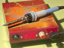 Simple ATmega8 soldering station