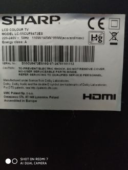 Poszukiwanie aktualizacji systemowej do telewizora Sharp LC-55CUF8472ES