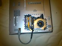 Laptop - Potencjometr do sterowania pracą wentylatora