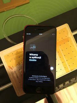 Klejenie OCA marszczące się podświetlenie Iphone