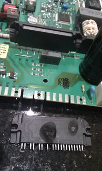 Pralka HOOVER VHD 9143 zd naprawa modułu (sterowanie silnikiem)