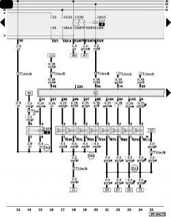 audi a4 - szukam schematu wiązki wtryskiwaczy lub silnika 1.8T z kolorami przewo