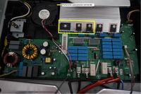 Siemens EH787502/09 - Niesprawne pola indukcyjne z lewej strony