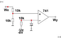 Jak zamienić napięcie DC 5V...-5V na DC 0V...5V z inwerterem i transoptorem?