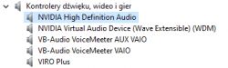 Brak wyświetlania głośników na liście dźwięków w Windows 10