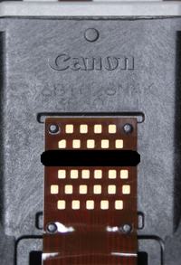 Canon mp210 - Kartridż po napełnieniu nie drukuje